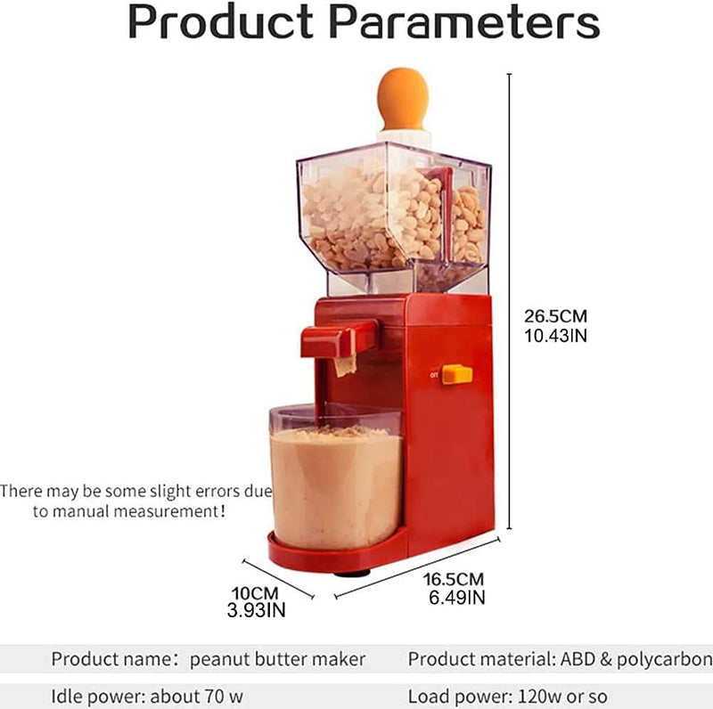 Máquina de Mantequilla de Maní 110 V-220 V Máquina de Mantequilla de Maní para el Hogar Mecanismo de Molienda Eléctrico Procesador de Alimentos para Máquina de Molinillo de Café (Enchufe europeo)