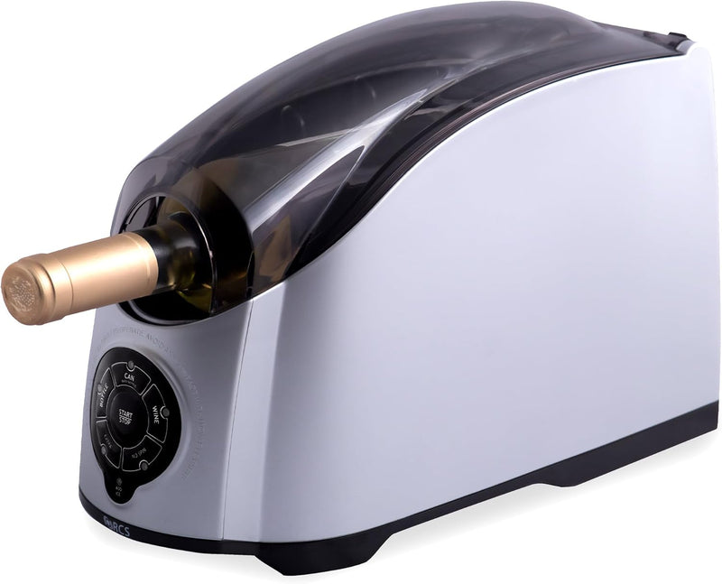 Cooper Cooler Enfriador rápido de bebidas y vino, plateado